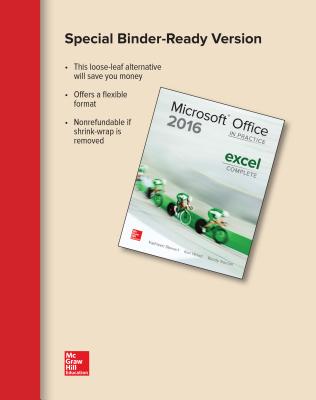 Looseleaf for Microsoft Office Excel 2016 Complete: In Practice - Nordell, Randy, and Stewart, Kathleen