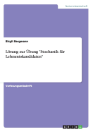 Losung Zur Ubung Stochastik Fur Lehramtskandidaten