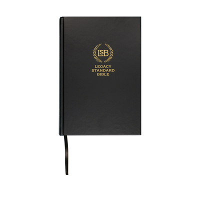 Lsb Large Print Wide Margin Black Hardcover - Steadfast Bibles