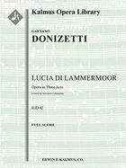 Lucia Di Lammermoor: Score