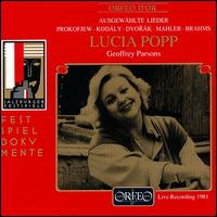 Lucia Popp (Orfeo d'Or) - Geoffrey Parsons (piano); Lucia Popp (soprano)
