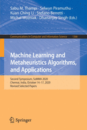 Machine Learning and Metaheuristics Algorithms, and Applications: Second Symposium, Somma 2020, Chennai, India, October 14-17, 2020, Revised Selected Papers