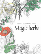 Magic herbs: Wicca coloring book