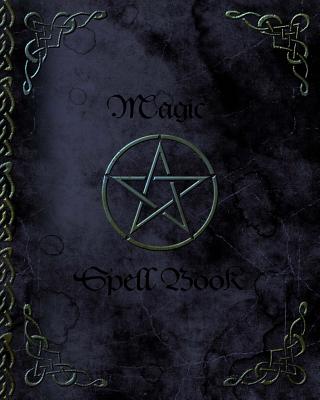 Magic Spell Book: Of Shadows / Grimoire ( Gifts ) [ 90 Blank Attractive Spells Records & More * Paperback Notebook / Journal * Large * Pentacle ] - Smart Bookx
