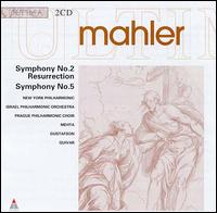 Mahler: Symphonies Nos. 2 and 5 - Florence Quivar (alto); Nancy Gustafson (soprano); Philip Myers (horn); Prague Philharmonic Choir (choir, chorus);...