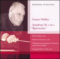 Mahler: Symphony No. 2 in C, Resurrection - Maria Stader (soprano); Maureen Forrester (contralto); Philharmonic-Symphony Orchestra of New York; Bruno Walter (conductor)