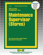 Maintenance Supervisor (Stores)