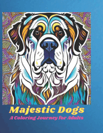Majestic Dogs: A Coloring Journey for Adults
