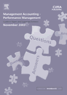 Management Accounting- Performance Management November 2003 Exam Q&as