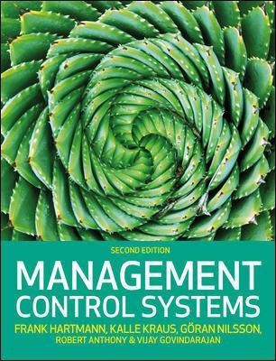 Management Control Systems, 2e - Hartmann, Frank, and Kraus, Kalle, and Nilsson, Gran