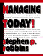 Managing Today! - Robbins, Stephen P