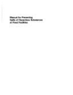 Manual for Preventing Spills of Hazardous Substances at Fixed Facilities - Unterberg, L, and Unterberg L, and Unterberg, Walter