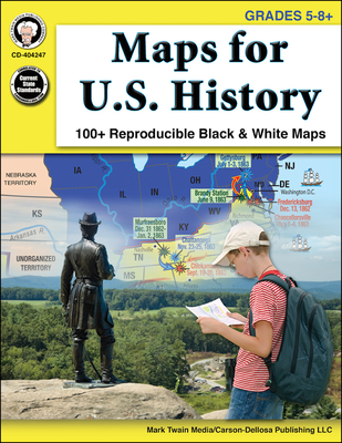 Maps for U.S. History, Grades 5 - 8 - Mark Twain Media (Compiled by)