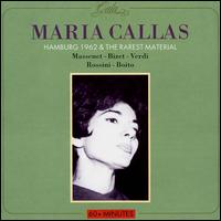 Maria Callas in Hamburg 1962 and the Rarest Material - Malcolm Sargent (piano); Maria Callas (soprano); Georges Prtre (conductor)