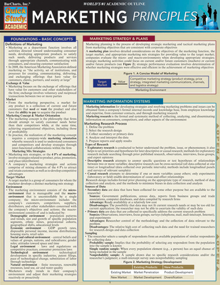 Marketing Principles - BarCharts Inc