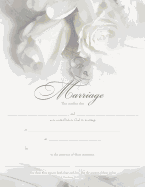 Marriage Certificate (Pk of 6) - Premium, Bronze Foil Embossed