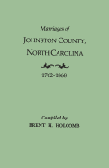 Marriages of Johnston County, North Carolina, 1762-1868