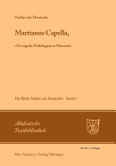 Martianus Capella, De Nuptiis Philologiae Et Mercurii