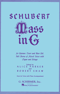 Mass in G: Satb