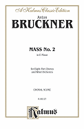 Mass No. 2 in E Minor: Ssaattbb (Orch.) (Latin Language Edition), Vocal Score