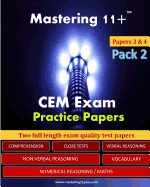 Mastering 11+: Cem Practice Papers - Pack 2