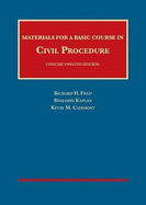 Materials for a Basic Course in Civil Procedure, Concise