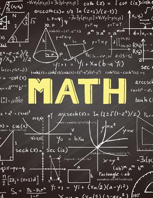 Math: 1/4 Inch Squares Graph Paper Quad Ruled Graphing Paper for Math Science and Drawing Composition Notebook for Students - Ornant, Saraly