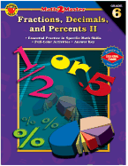 Math 2 Master Fractions, Decimals, and Percents II, Grade 6
