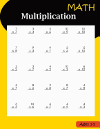 Math Multiplication Ages 3-5: Basic Workbook Multiplication