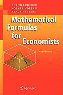 Mathematical Formulas for Economists