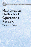 Mathematical Methods of Operations Research - Saaty, Thomas L