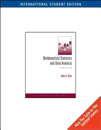 Mathematical Statistics and Data Analysis, International Edition (with CD Data Sets)