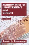 Mathematics of Investment and Credit - Broverman, Samuel A