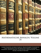 Mathematische Annalen, Volume 31