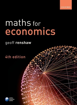 Maths for Economics - Renshaw, Geoff