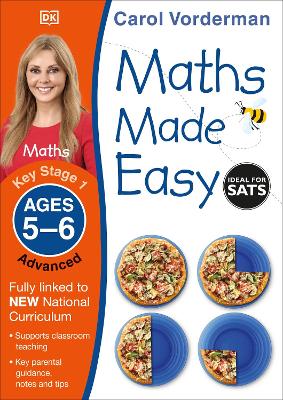 Maths Made Easy: Advanced, Ages 5-6 (Key Stage 1): Supports the National Curriculum, Maths Exercise Book - Vorderman, Carol