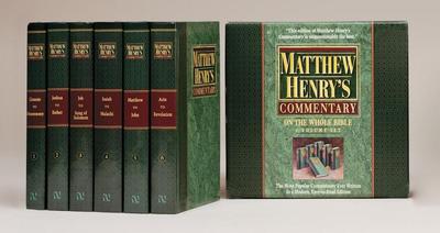 Matthew Henry's Commentary on the Whole Bible - Henry, Matthew, Professor