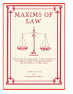 Maxims of Law: - An English Version -