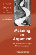 Meaning and Argument: An Introduction to Logic Through Language