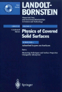 Measuring Techniques and Surface Properties Changed by Adsorption