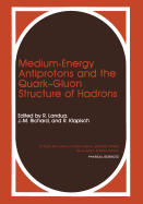 Medium-Energy Antiprotons and the Quark--Gluon Structure of Hadrons