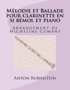 Melodie et Ballade pour clarinette en si bemol et piano