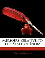 Memoirs Relative to the State of India