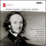 Mendelssohn: Complete Songs, Vol. 1