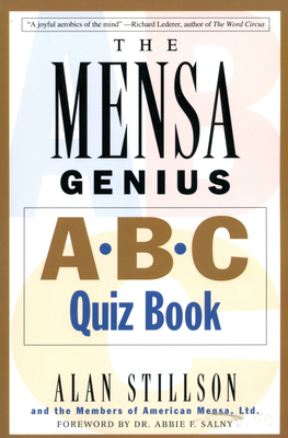 Mensa Genius A-B-C Quiz Book - Stillson, Alan