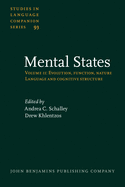 Mental States: Volume 2: Language and Cognitive Structure