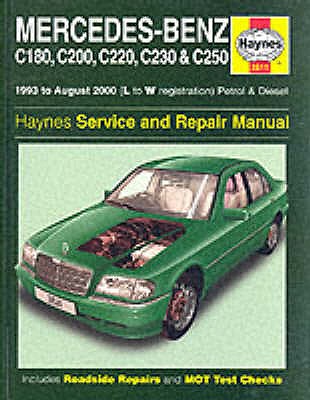 Mercedes-Benz C-class Petrol and Diesel (1993-2000) Service and Repair Manual - Legg, A. K., and Jex, R. M.