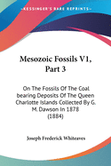 Mesozoic Fossils V1, Part 3: On The Fossils Of The Coal bearing Deposits Of The Queen Charlotte Islands Collected By G. M. Dawson In 1878 (1884)