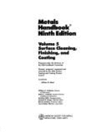Metals Handbook Vol. 5: Surface Cleaning, Finishing and Coating
