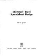 Microsoft excel spreadsheet design